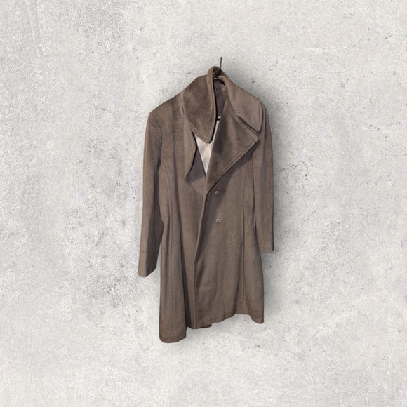 Calvin Klein Women's Gray Pea Coat​ - Picture 2 of 3